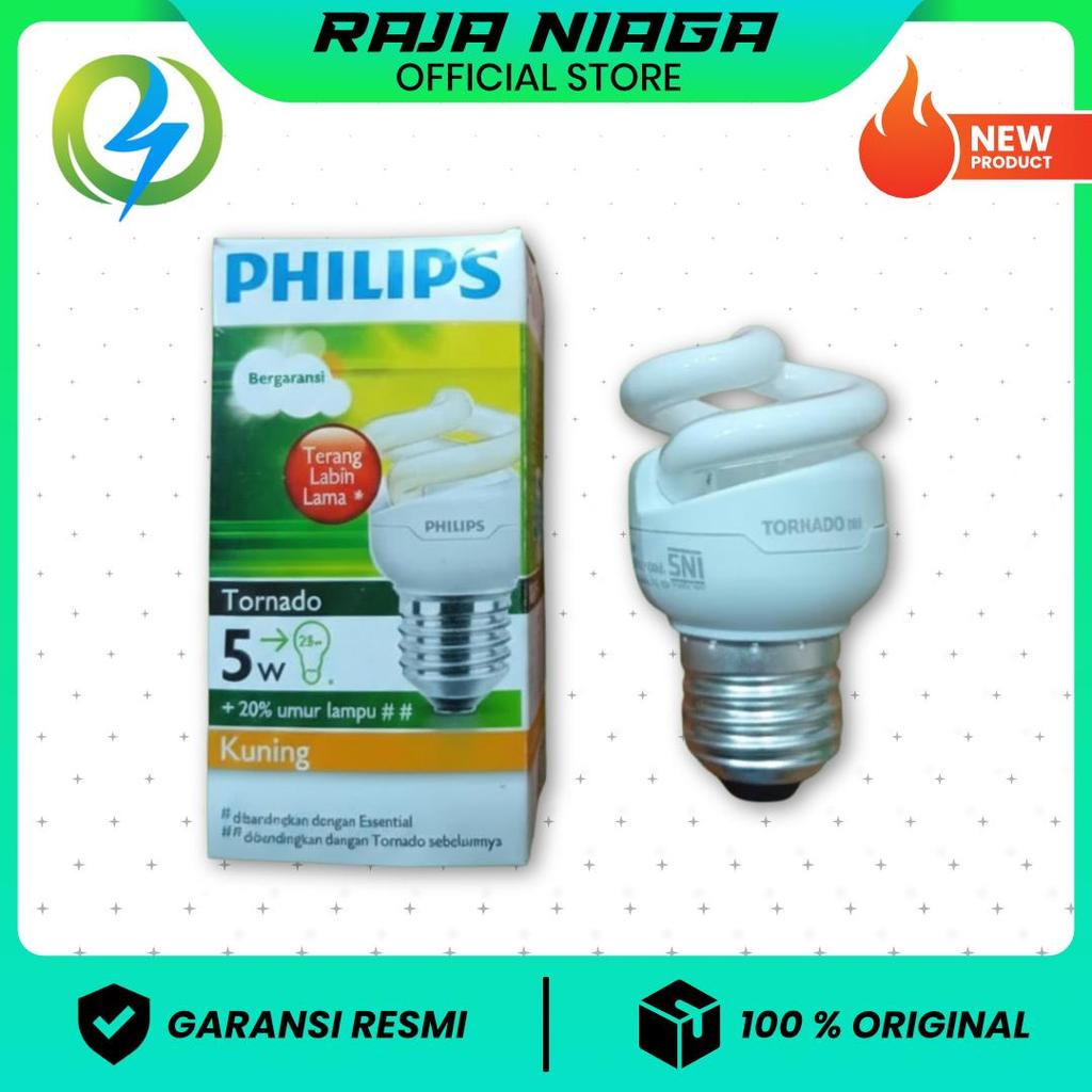 LAMPU PHILIPS TORNADO 5W KUNING