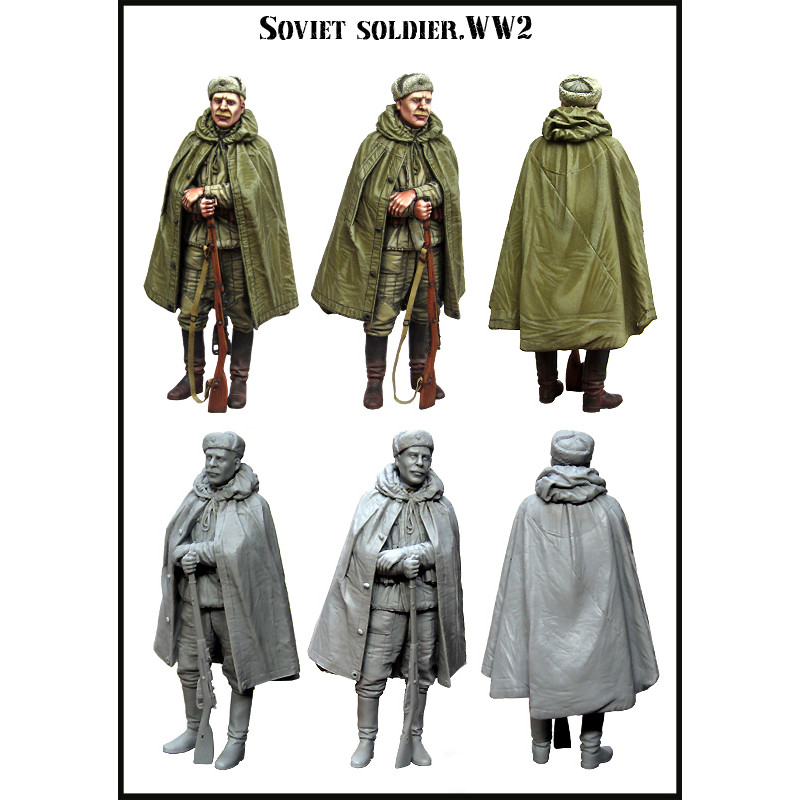 1/35 Resin Figure Model Kit  SOVIET SOLERS.Historical military
