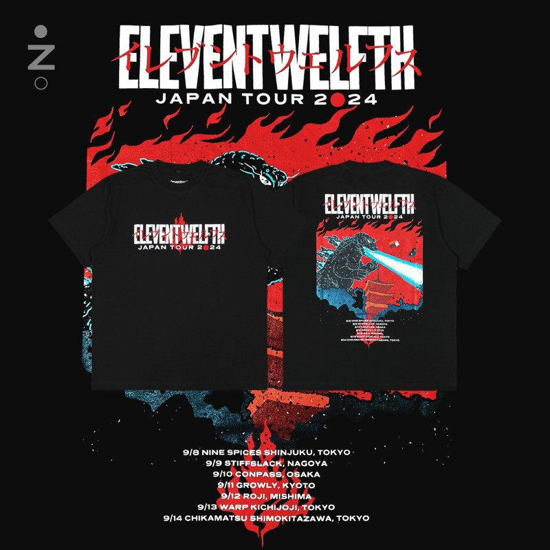 (COD) Eleventwelfth - Tour Japan 2024 | Tshirt (Black)