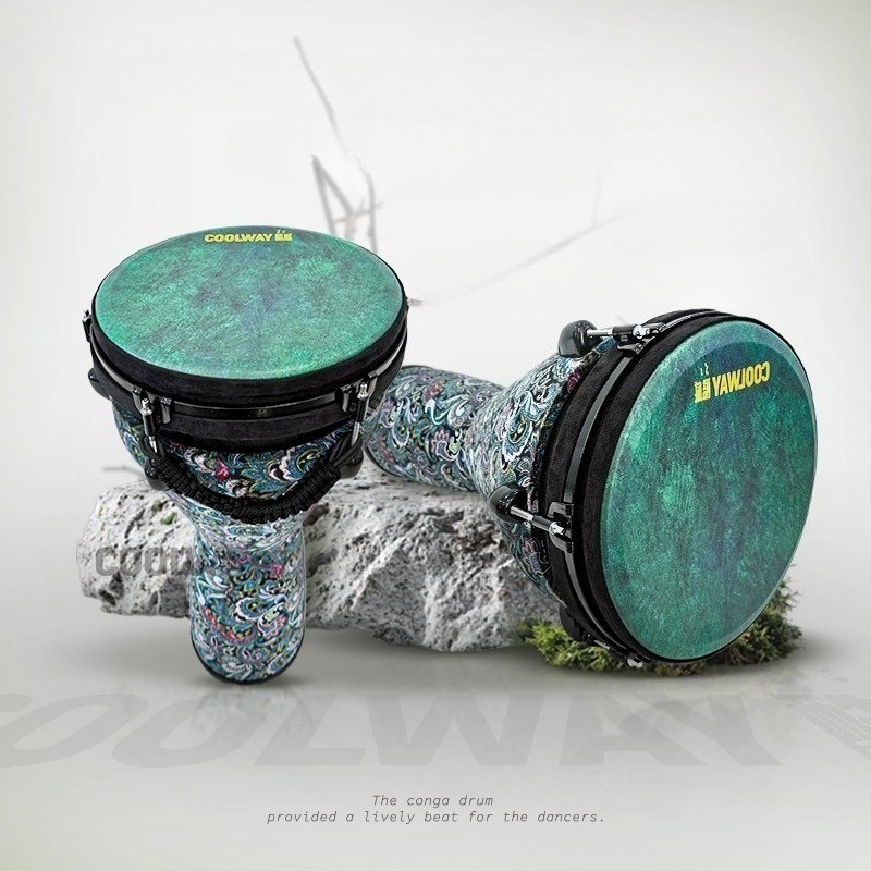2025 12 Inch Djembe Drum Professional Adult Beginners Traditional Portable Tambourine Children Percu