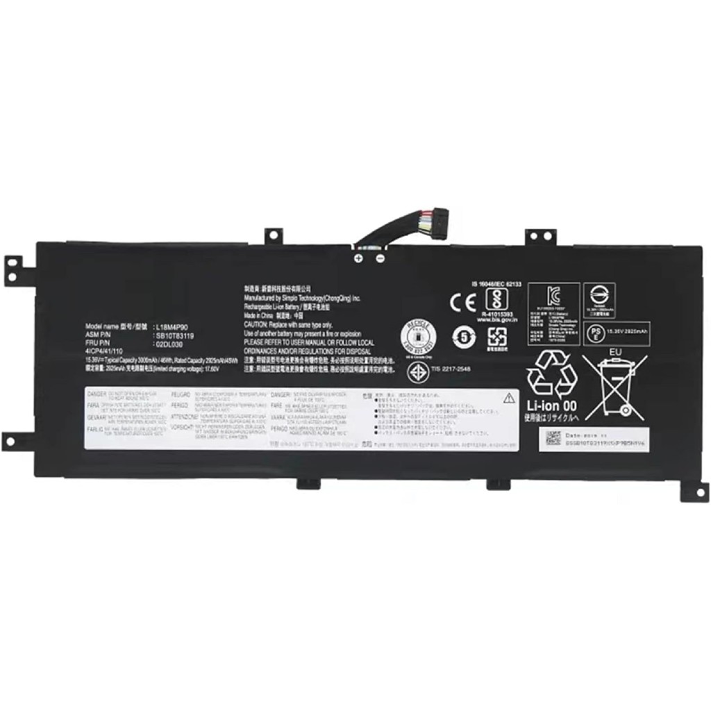 15.36V 46Wh/3000mAh L18M4P90 L18C4P90 L18D4P90 Spare battery compatible for  Lenovo ThinkPad L13 Yog