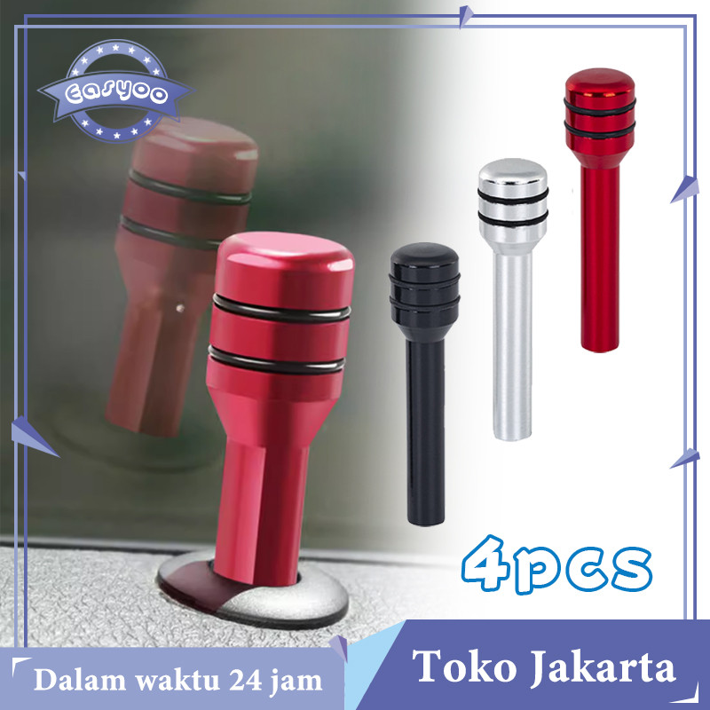 4pcs Pin Pengunci Pintu Interior Mobil Universal Kunci Pintu Mobil Kunci Pintu Mobil Futura