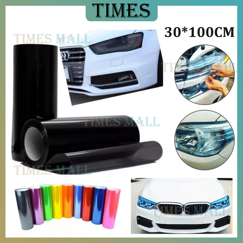 Sticker Hybrid Haedlampu / Stiker Lampu Mobil / Stiker Lampu Smoke Hybrid Gossy