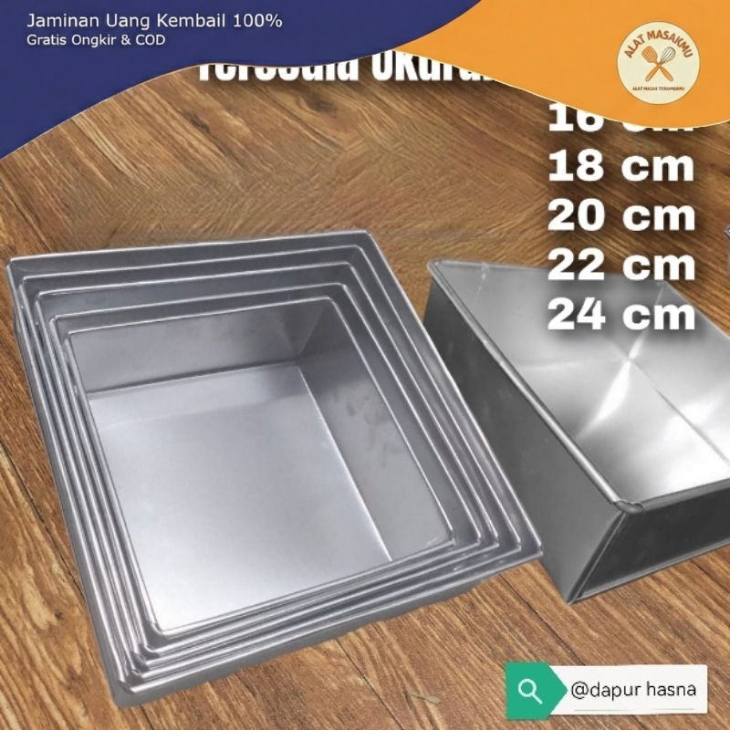 Loyang Kue Bolu Loyang Kotak Persegi