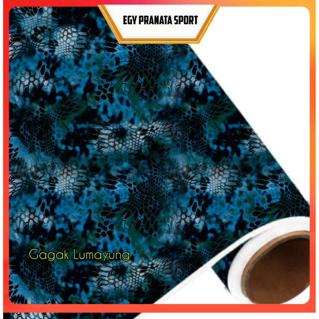 Stiker camo 50x50cm Neptune