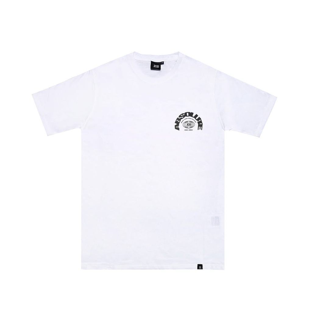 COD 308 ABSLTUNSCRD - T-SHIRT ABSOLUTE SNC 2002 - WHITE
