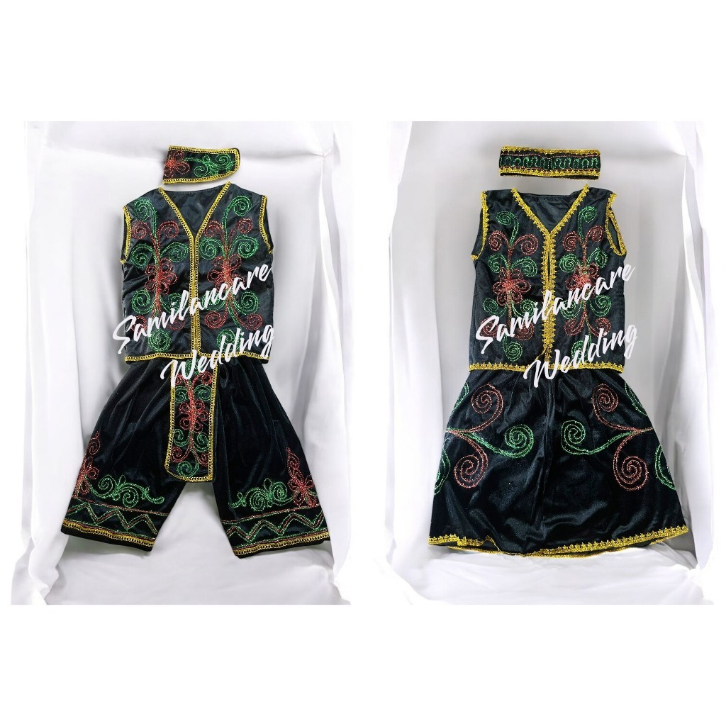 BAJU ADAT DAYAK / BAJU ADAT DAYAK BORDIR/ BAJU ADAT DAYAK / BAJU ADAT DAYAK BLUDRU MEWAH DAN TERMURA