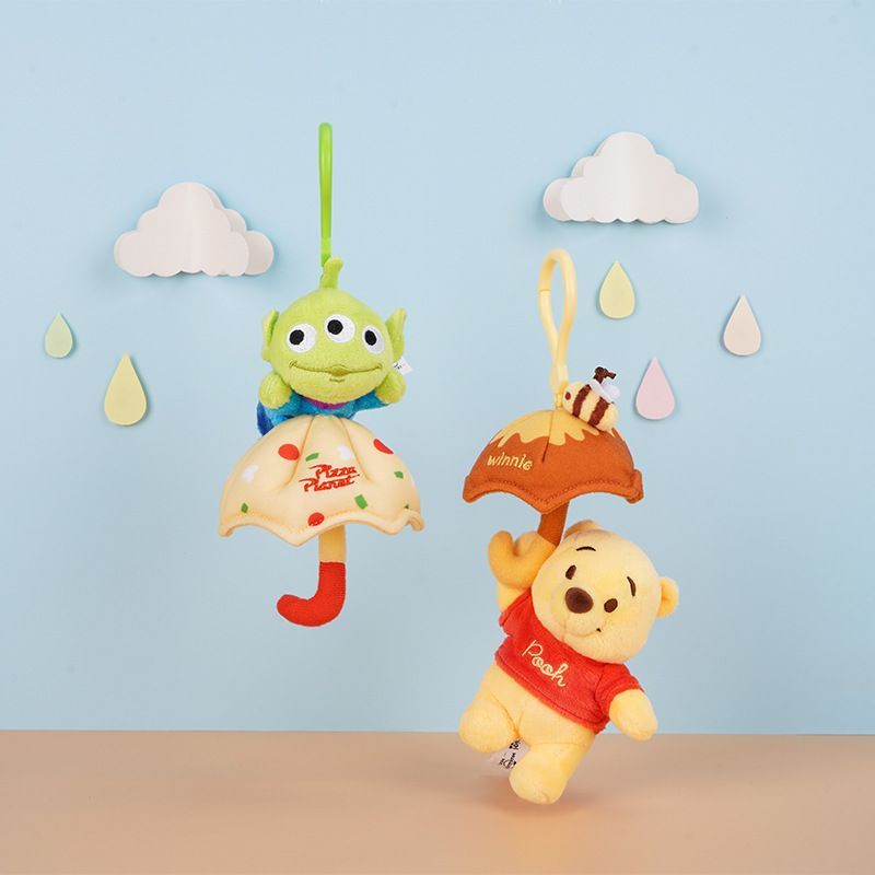 Original sney Stit Tigger Piglet Eeyore Win Keyain and Bag Pent Anime Figure Lilo & Stit Stuffed Ani