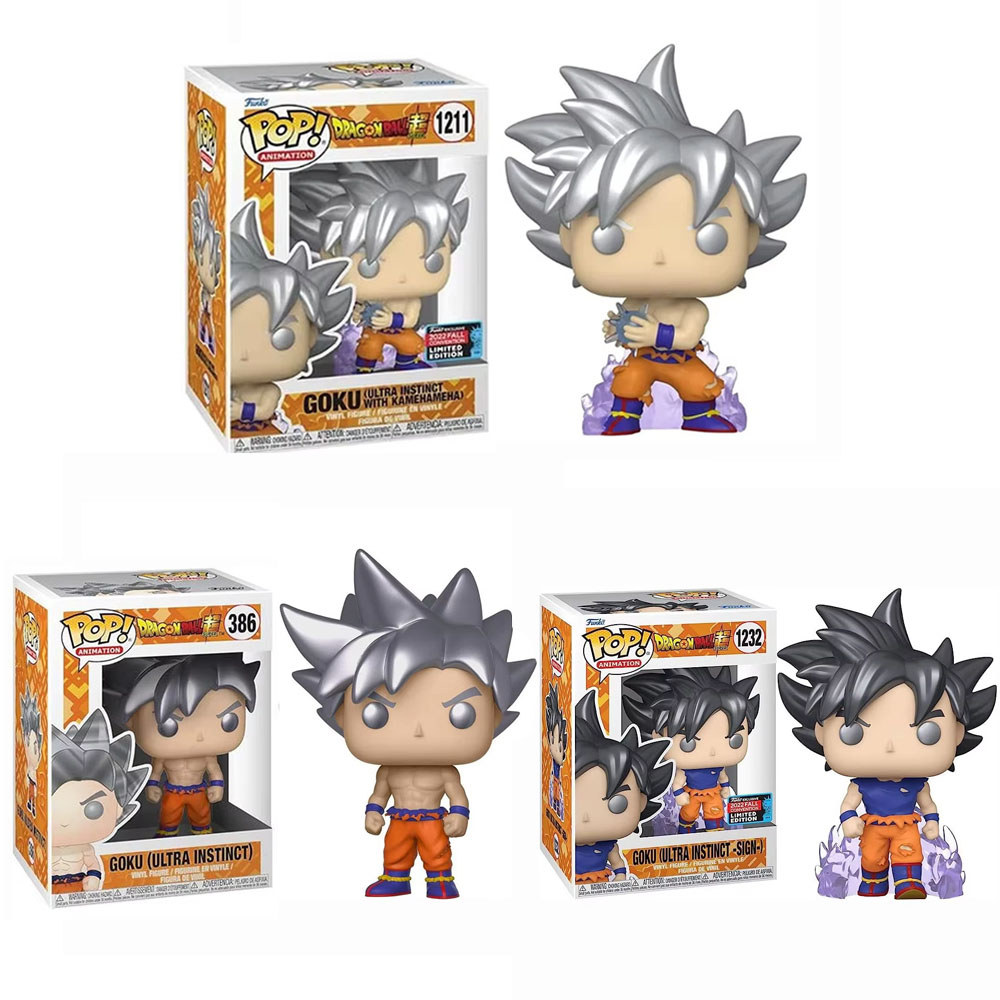 Animation Dragonball Gokus #386 Ultra Gokus #1232 #1211 Trunks Vegeta Cell Beerus funkoes Action Fig