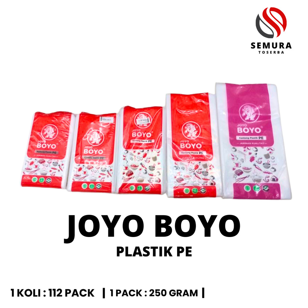 PLASTIK PE MAKANAN / MINUMAN MERK JOYO BOYO / SEMURA TOSERBA