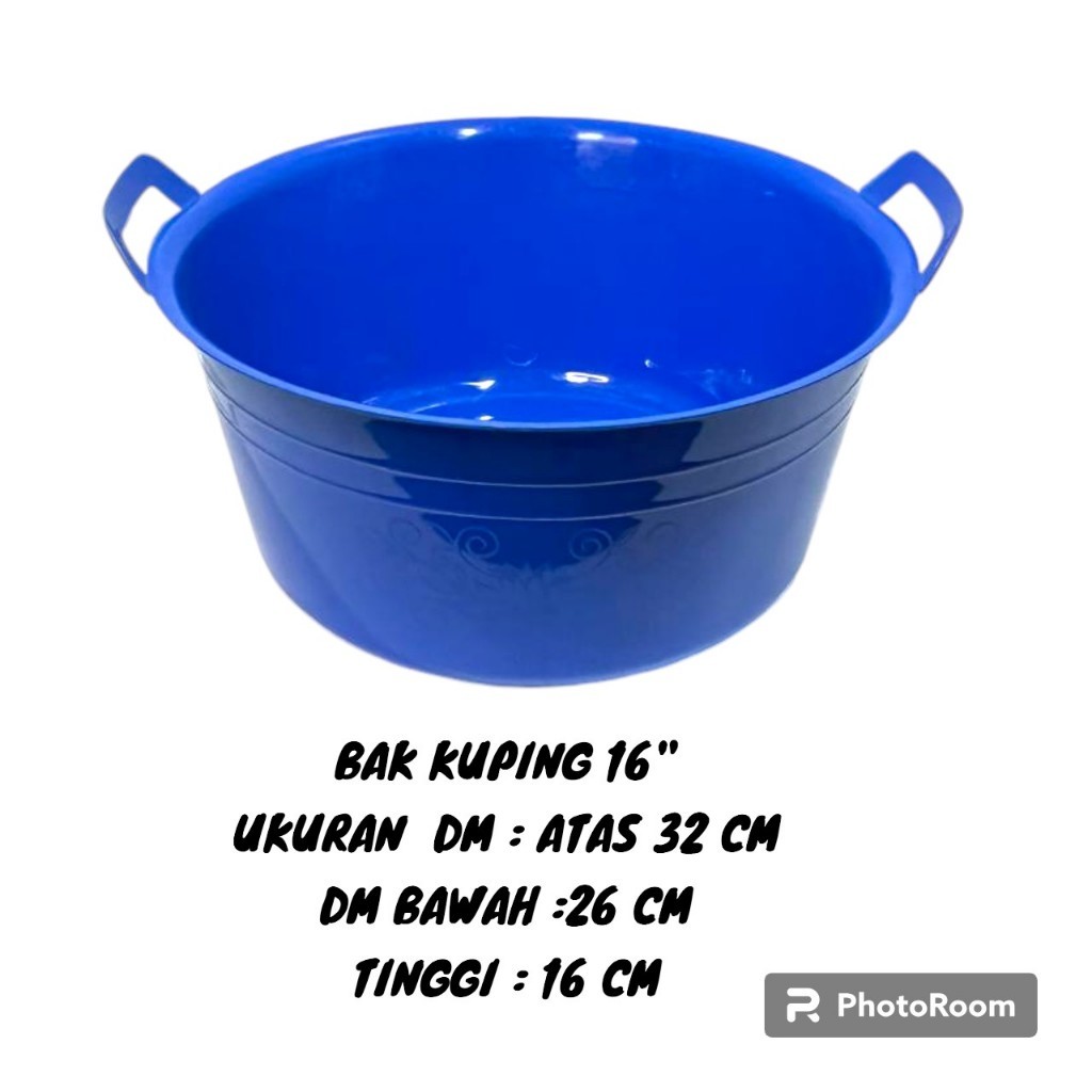 Ready BAK KUPING / BASKOM KUPING UKURAN 16" WARNA