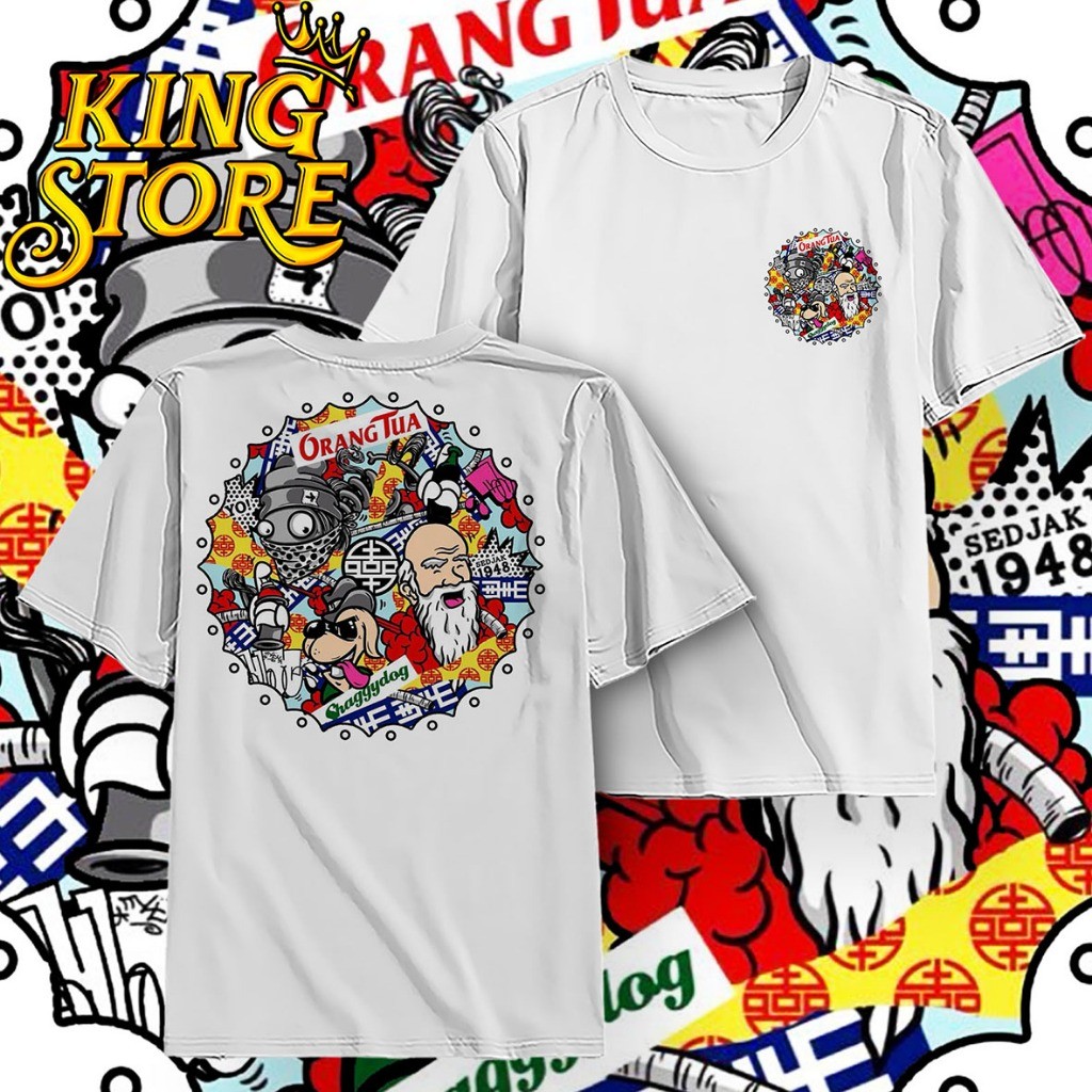 Kaos Orang Tua Intisari Katun Combed 30s Unisex