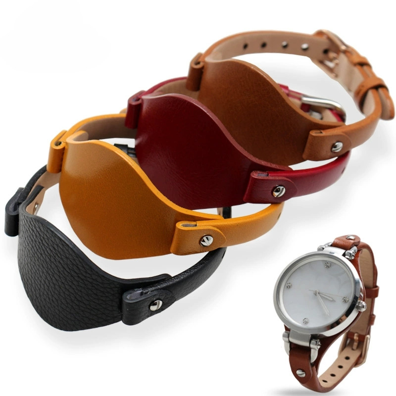 For Fossil ES3060 ES3565 2830 3077 3262 3060 4176 4119 8mm Genuine Leather Watch Strap Soft Cowhide 