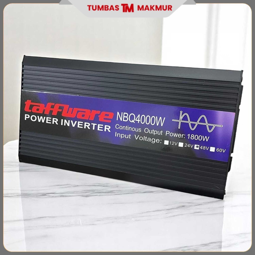 TAFFWARE Power Inverter Mobil Pure Sine Wave DC 48V to AC 220V 4000W - NBQ4000W
