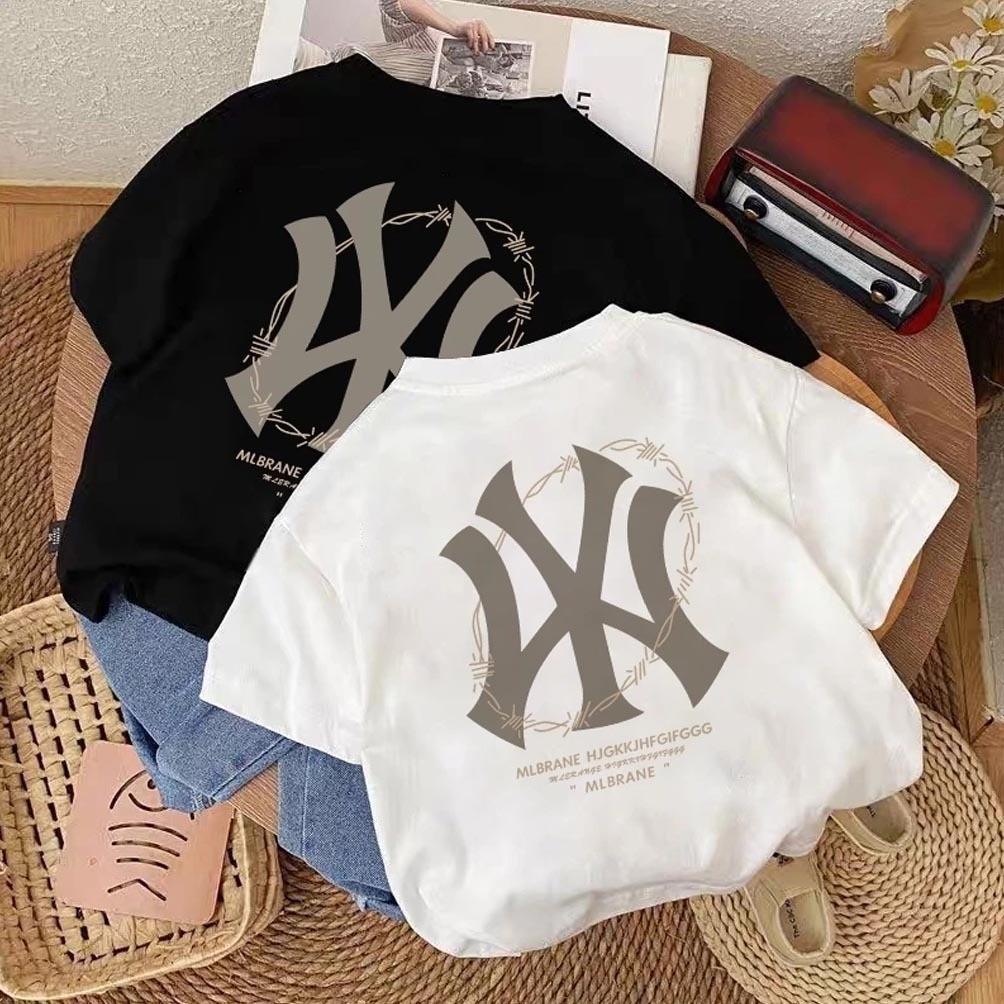 CherubKidsFashion Kaos anak|cewek 10 tahun import| 3-14 Tahun|Kaos Anak Sablon Depan Belakang MLB|Ce