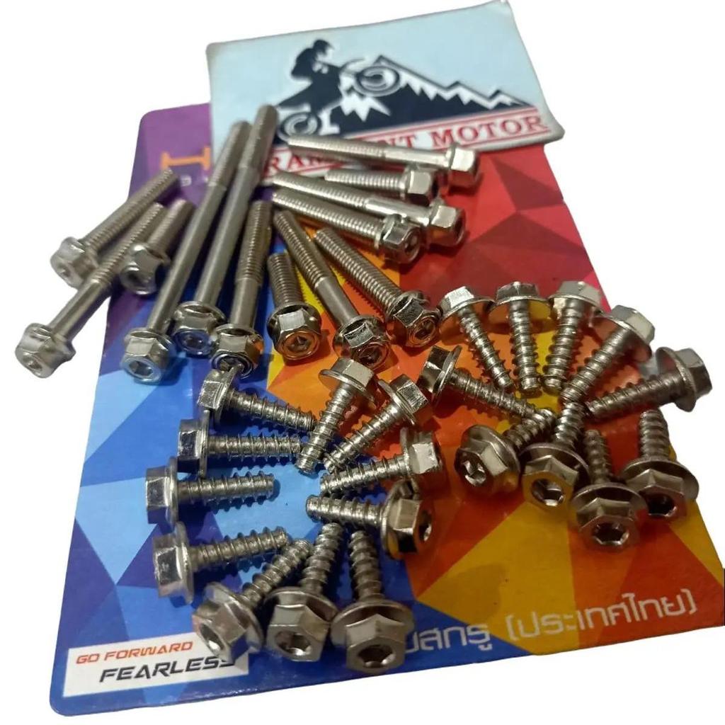 Baut Probolt CVT Vario 125 150 Plus Baut Body Monel L Honda Bahan Galvanis Kualitas Terjamin untuk V