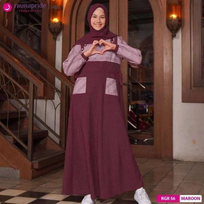 RAUNA GAMIS REMAJA RGR 56 MAROON