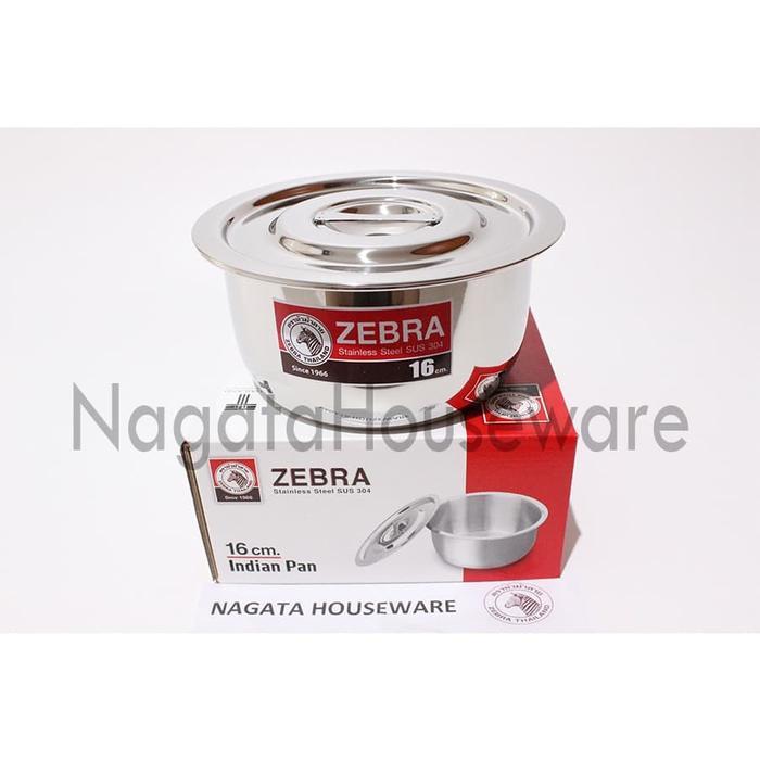 Panci Saus Stainless / Panci Zebra / Panci India Stenlis Indian Pan Zebra 170016