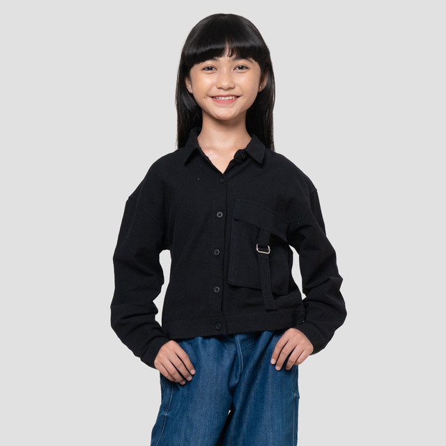 Nevada Polos Kantong Kemeja Anak Perempuan 123080185