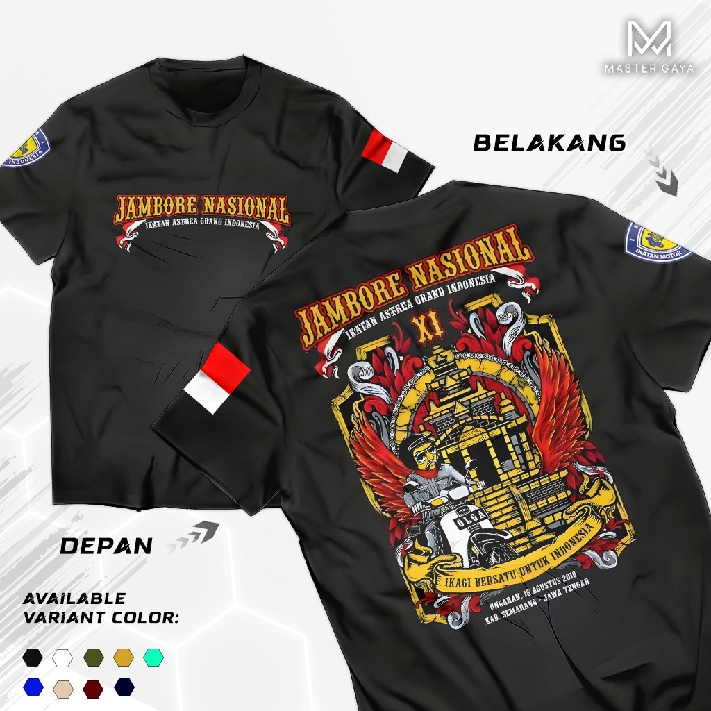 Kaos Jambore Nasional - Ikatan Astrea Grand Indonesia - Kaos Astrea Grand - Apparel Jambore Nasional