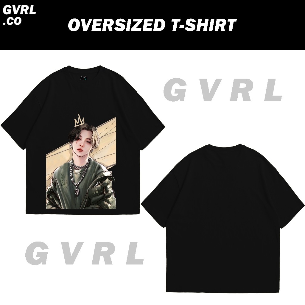 (COD) Kaos Suga II BTS - Kaos Oversize BTS