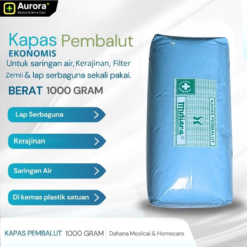 Kapas Pembalut 1 kg - Kapas Serbaguna