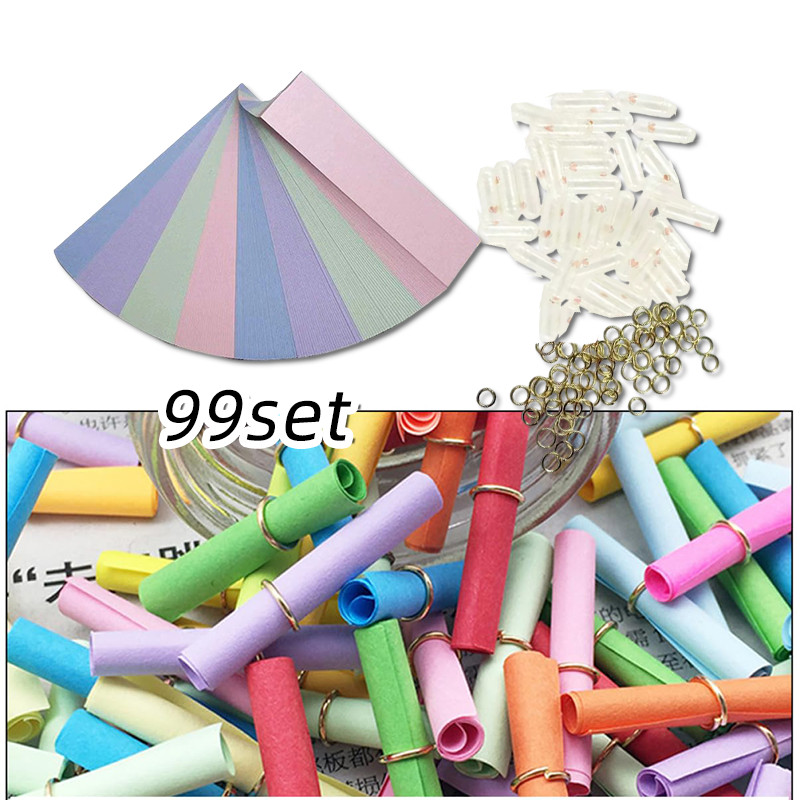 GL 99Set Surat Kapsul Pesen / Capsule Message / Wish Jar / Kapsul Surat