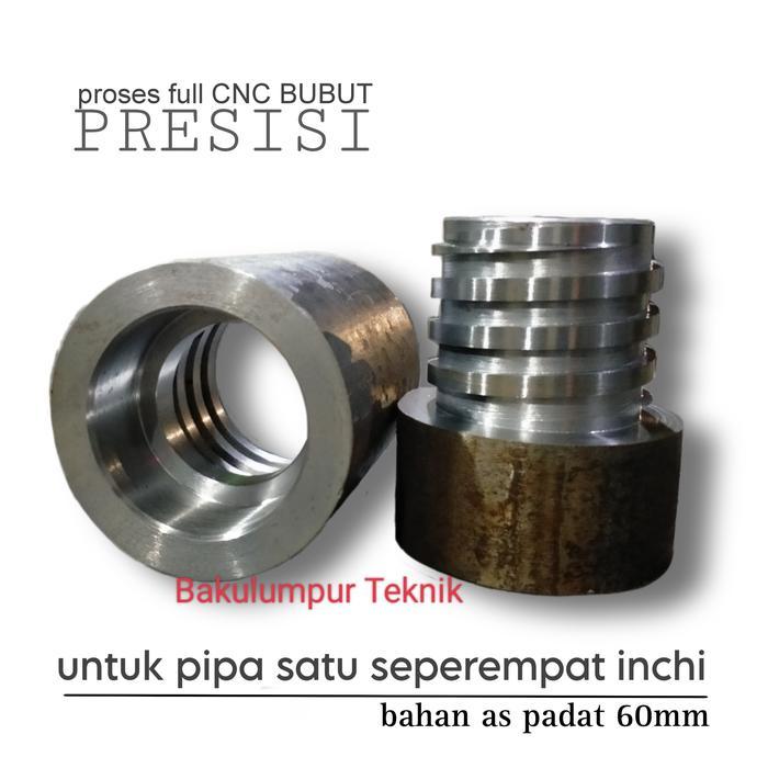 sok drat - 1 1/4 inch - diameter as luar 60mm - 1 SET