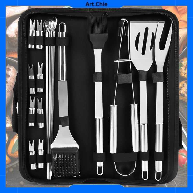 Set Alat Masak BBQ 20-in-1 KT398 Grill Utensil Set