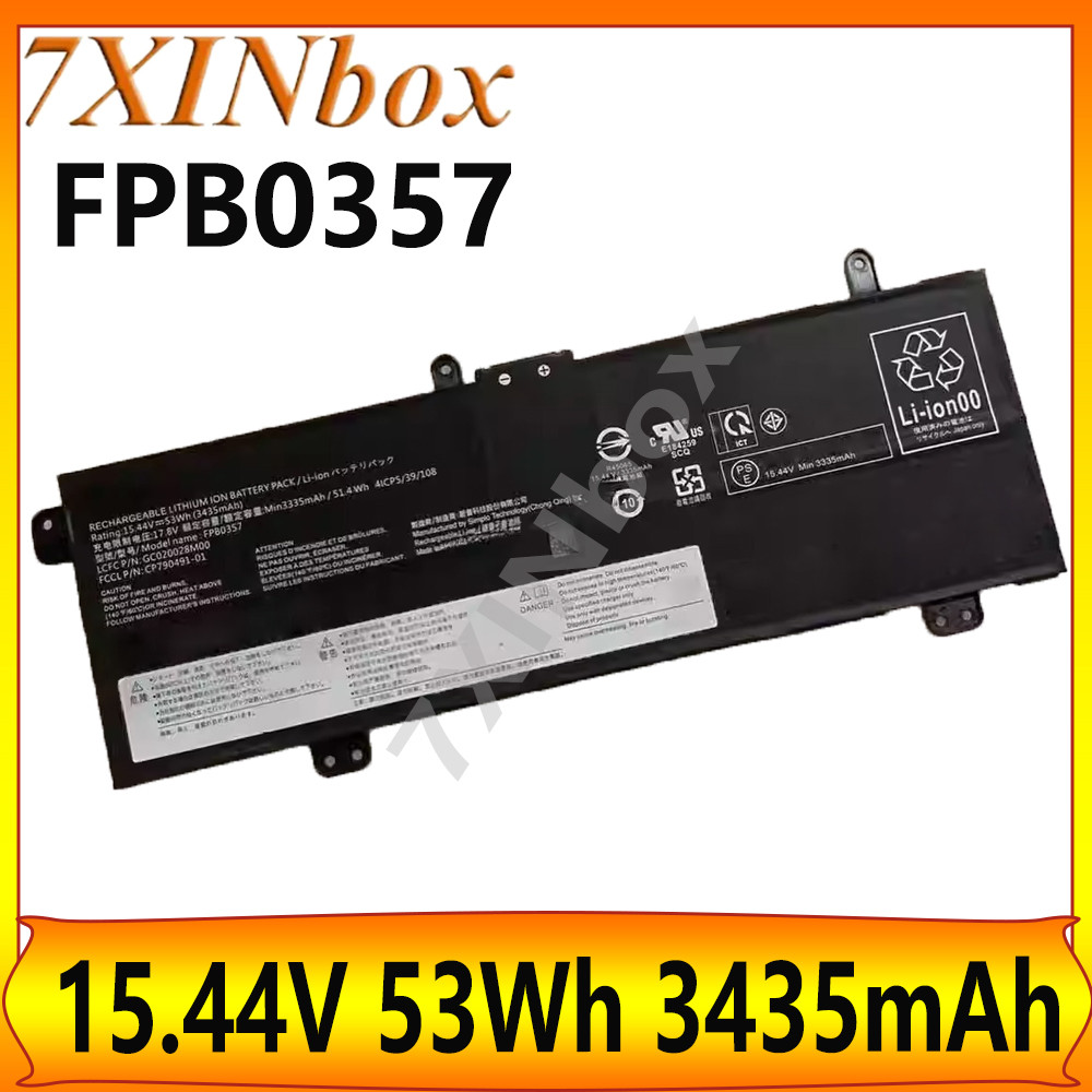7XINbox 53Wh FPB0357 CP790491-01 GC020028M00 15.44V 3435mAh Laptop Battery For Fujitsu FMV LIFEBOOK 