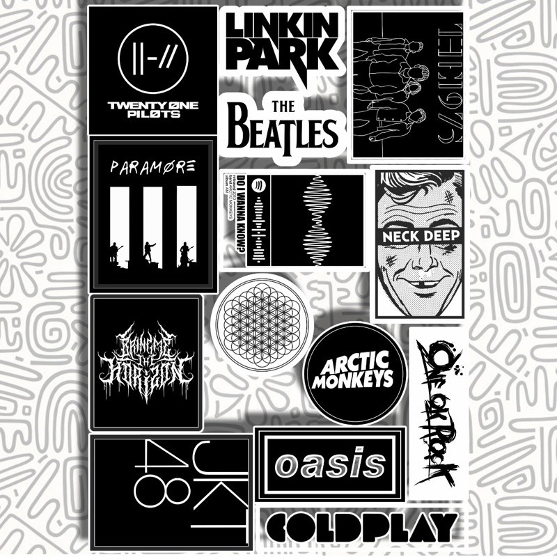 Sticker BAND Paramore || stiker hp band