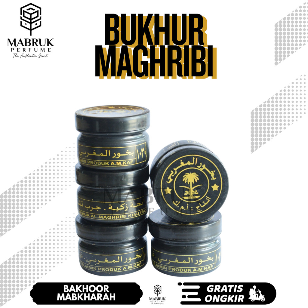 Bukhur Maghribi Original - Bukhur Wangi Maghribi Asli Saudi - Pengharum Ruangan dan Relaksasi