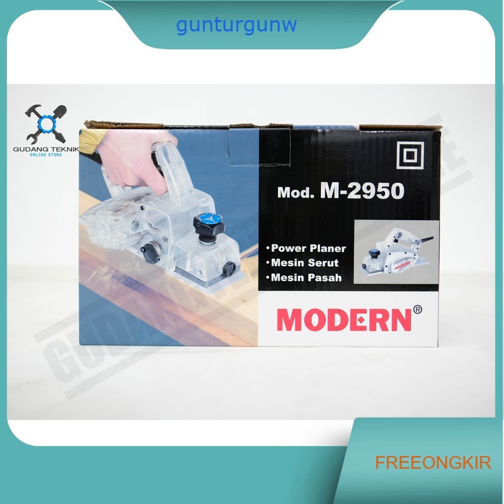 Modern M-2950 - Mesin Planer Modern M2950 Body Bening / Mesin Serut Kayu Ketam Sugu Pasah Modern M 2
