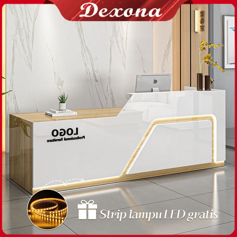 120-180cm Meja Counter Menangkal Meja Kasir Meja Bar Salon Kecantikan Meja Resepsionis Meja Front De