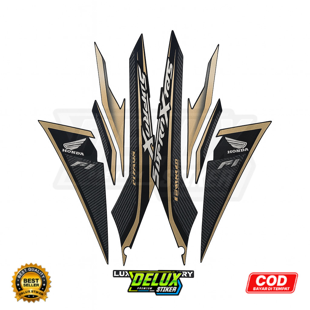 STIKER STRIPING LIS HONDA SUPRA X 125 FI 2016