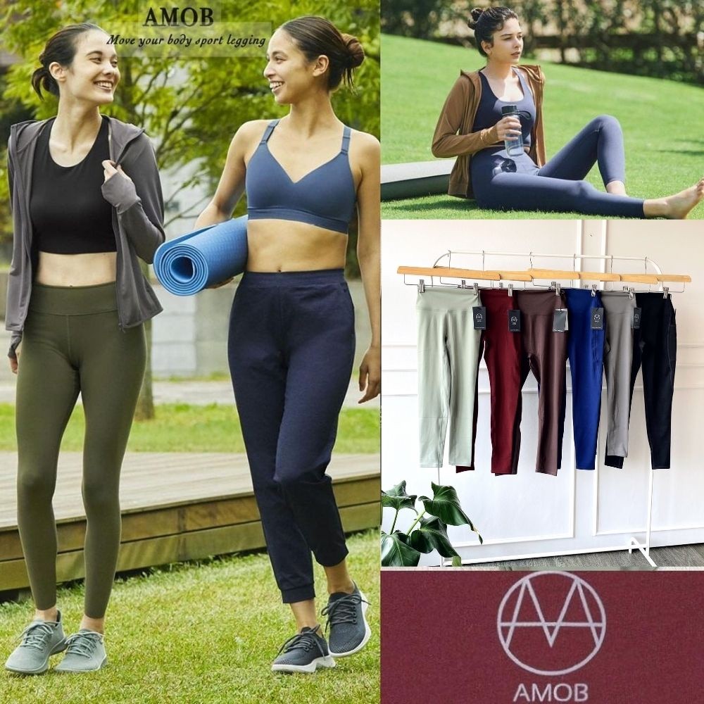 SPORT LEGGING AMOB - KOREAN BRAND - CELANA OLAHRAGA PANJANG WANITA