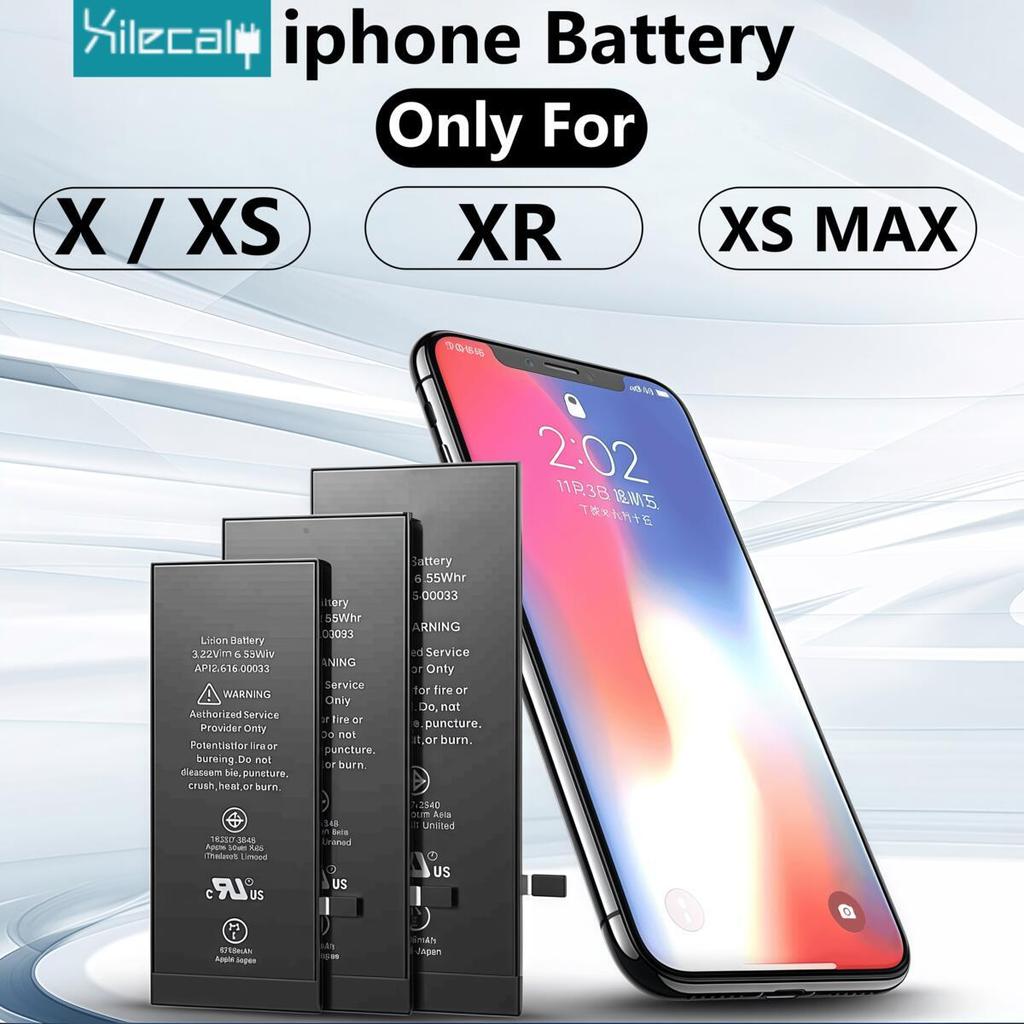 Xilecaly Original High-quality Battery For iPhone XS XR X XS MAX Lithium Polymer Replacement Bateria