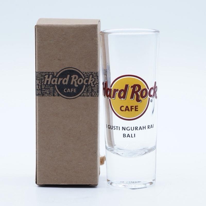 Hard Rock Cafe I Gusti Ngurah Rai Bali Classic Logo Shoot Glass Gelas Hardrock Original Merchandise 