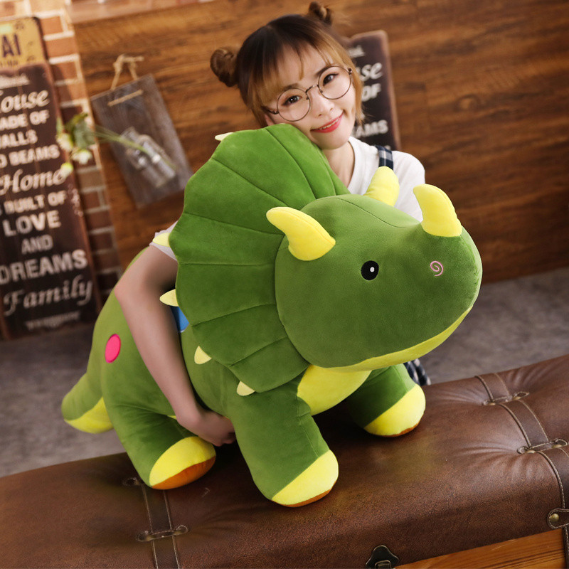 Creative Big Plush Soft Triceratops Stegosaurus Plush Toy nosaur Doll Stuffed Toy Kids nosaurs Toy B