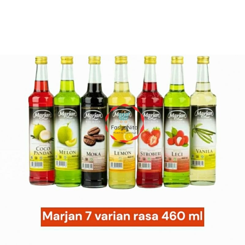 Marjan syrup all varian 460 ml - Fasyanita Online Fresh Mart Denpasar - WHY