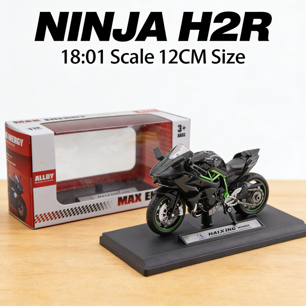 Diecast Skala Kawasaki Ninja H2R Yamaha YZF-R1M Sepeda Motor Model Sepeda R1M Diecast