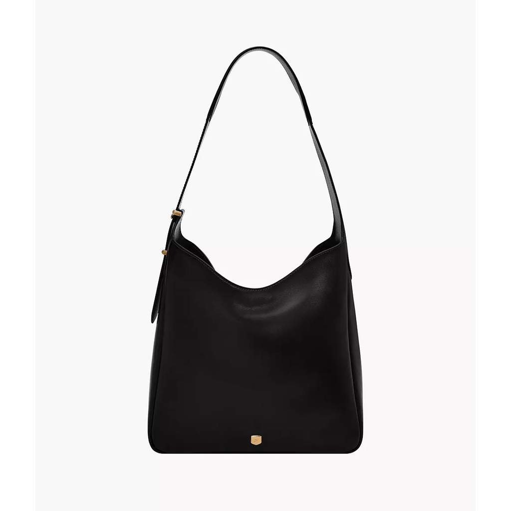 Fossil Dillon Leather Hobo Bag Black Tas Wanita  ZB11091-001