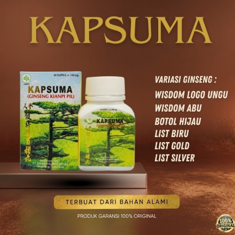KIANPI PIL ORIGINAL ASLI MULYONO Promo hari ini ditoko kami Kianpi_Original Kapsuma Ginseng Gemuk Pi