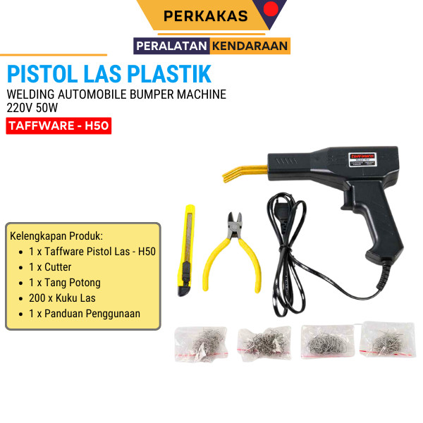 FAVORE Pistol Las Plastik Bodi Bemper Kendaraan Otomotif Automotive Plastic Welding Gun AC 220 V 50W