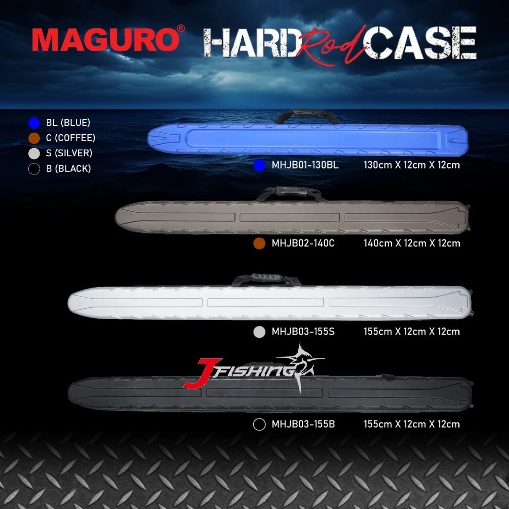 Tas Joran MAGURO HARD ROD CASE | Tas Pancing | Tas Joran | Original Maguro . JF