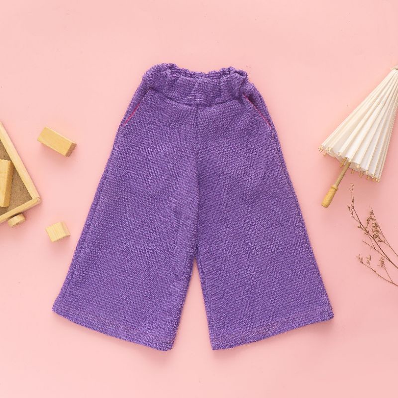 F41Stories// Kulot waffle uniqlo anak tebal 4-8 tahun