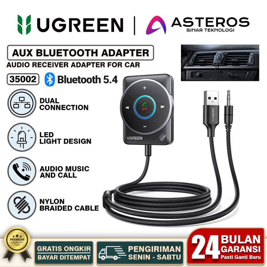 Ugreen Car Bluetooth Receiver / Transmitter with Aux 3.5mm - Bluetooth Receiver - Ugreen 70601 / 350
