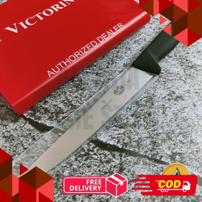 Pisau boning and sticking knife victorinox 20 cm yellow 5.5508.20 - Hitam