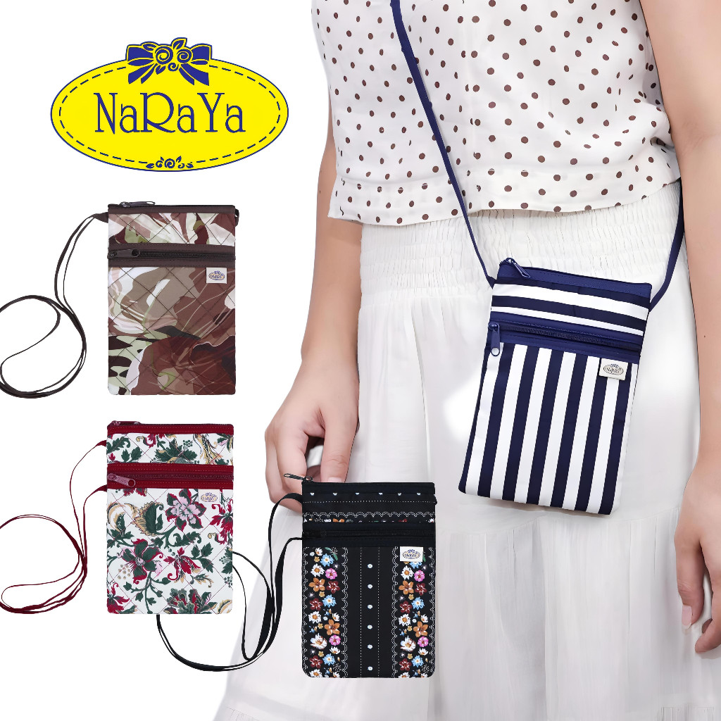 (NARAYA BAG) TAS NaRaYa Be SIMPLE CROSSBODY BAG ORIGINAL THAILAND NB-818N- TAS SLEMPANG WANITA - TAS