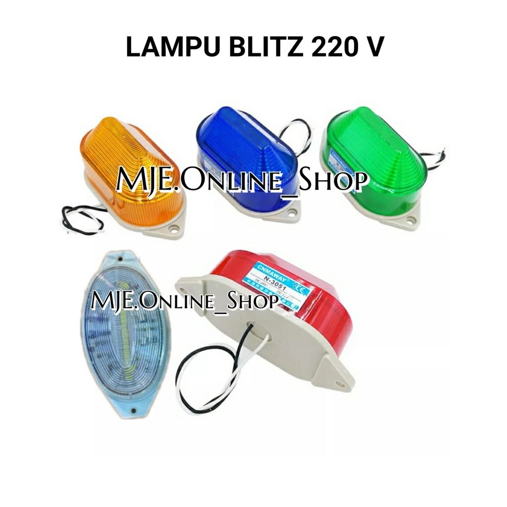 ReadyLAMPU BLITZ STROBE 220V LIGHT FLASH LAMP / LAMPU BLITZ STROBE KEDAP KEDIP